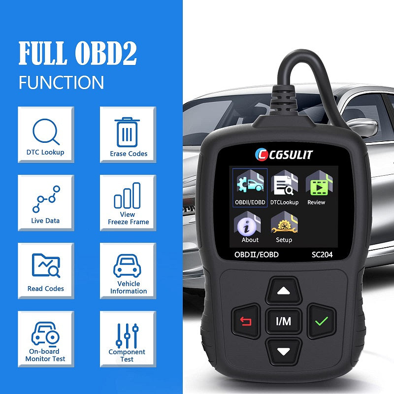 CGSULIT SC204 Full OBDII EOBD Code Reader