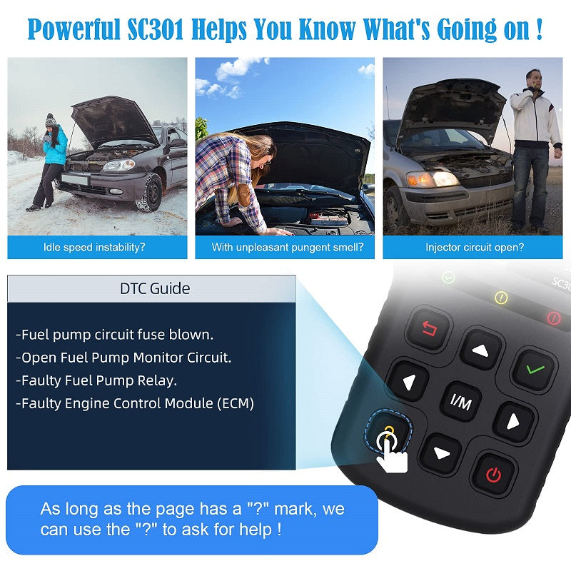 CGSULIT SC301 Car Code Reader FAQ