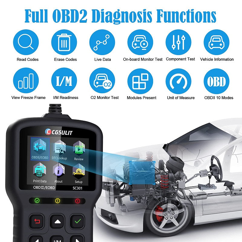 CGSULIT SC301 Support Full OBDII Functions