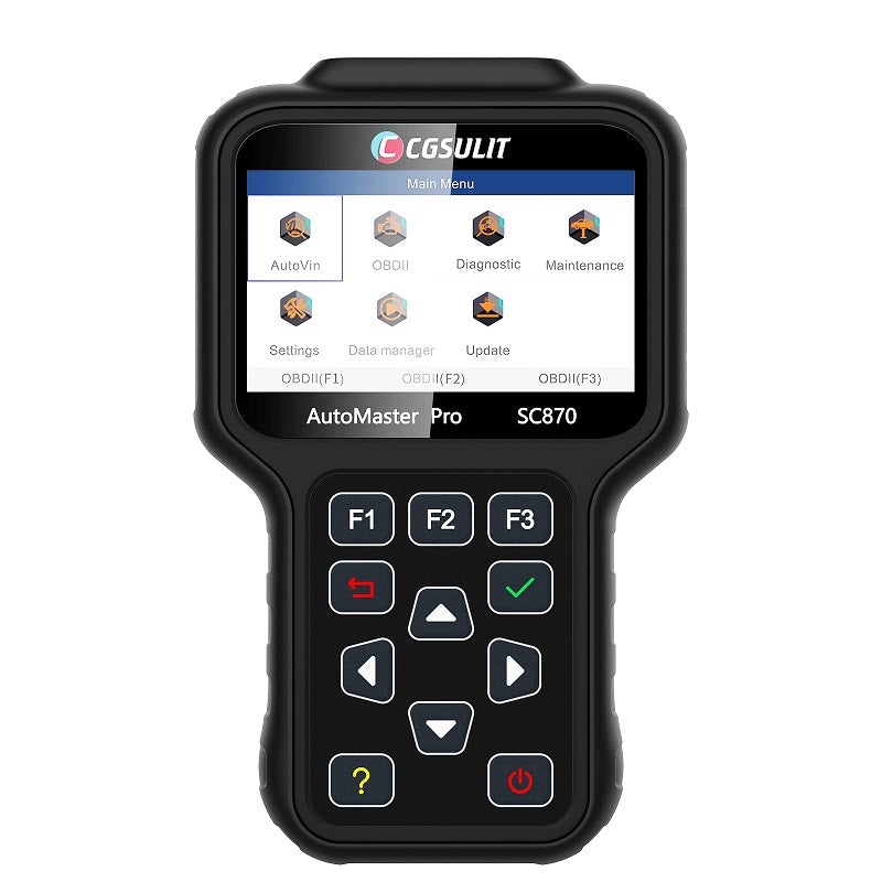 CGSULIT SC870 OBDII Scanner Full Systems Diagnostic Scan Tool with Special EPB Oil Light Service Reset